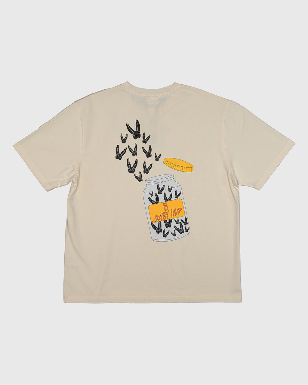 تيشيرت  فن الحاوية بيج فاتح