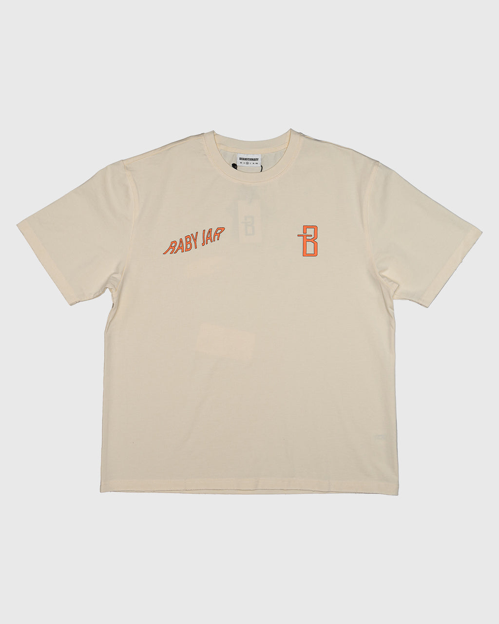 تيشيرت  فن الحاوية بيج فاتح