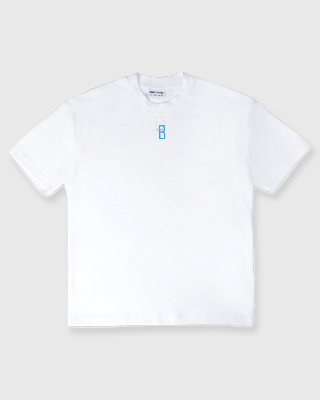 تيشيرت  طاقة إيجابية برسمة السلطعون - أبيض