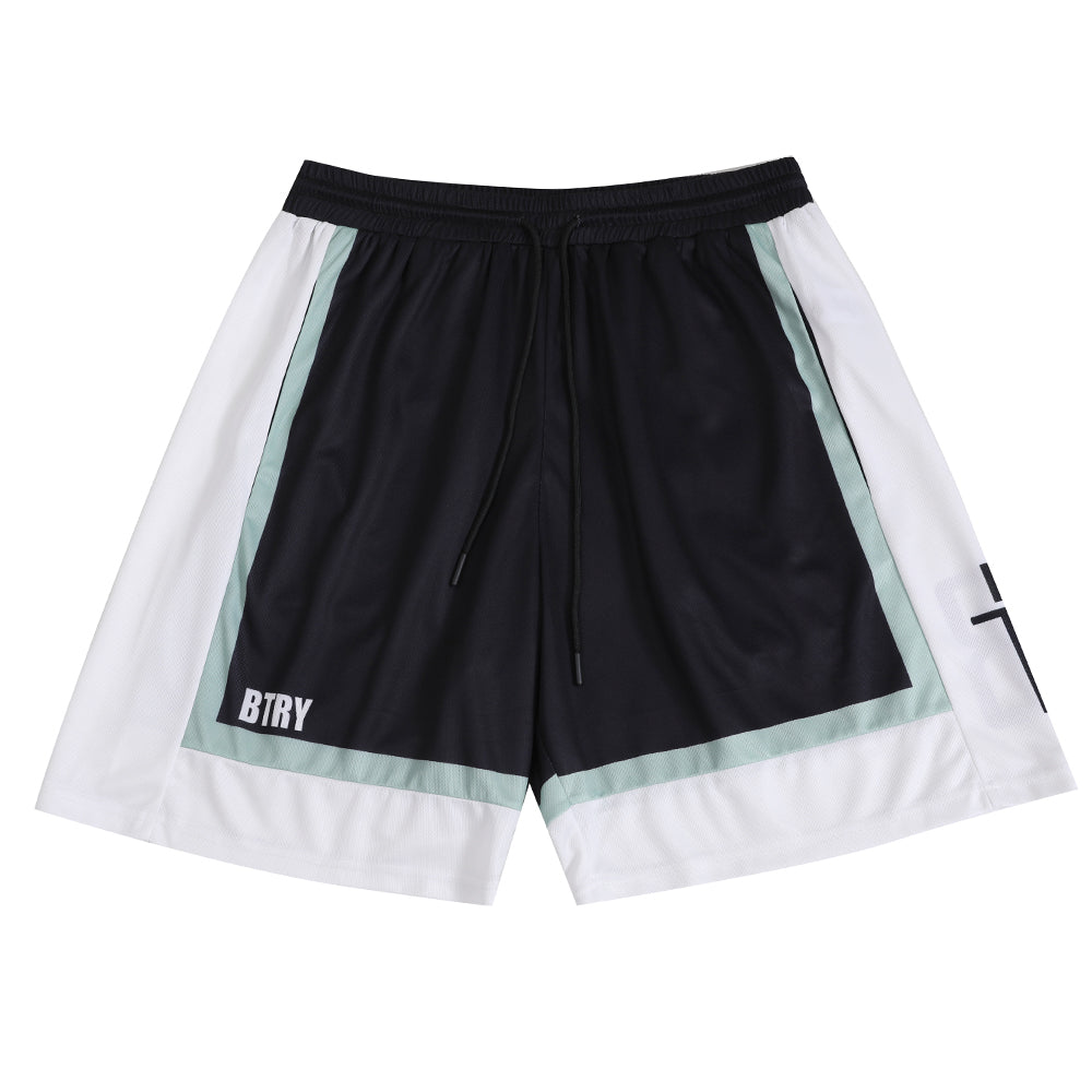 BLACK AND WHITE SHORT