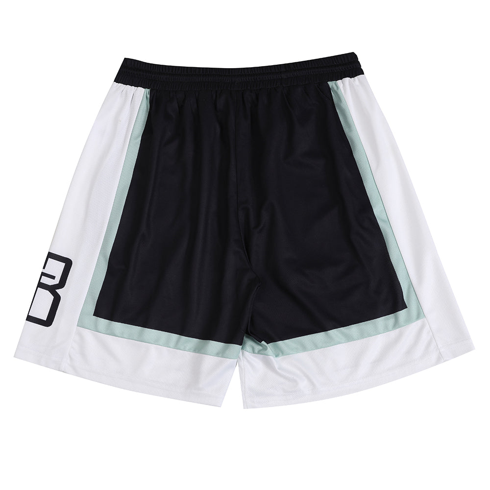 BLACK AND WHITE SHORT
