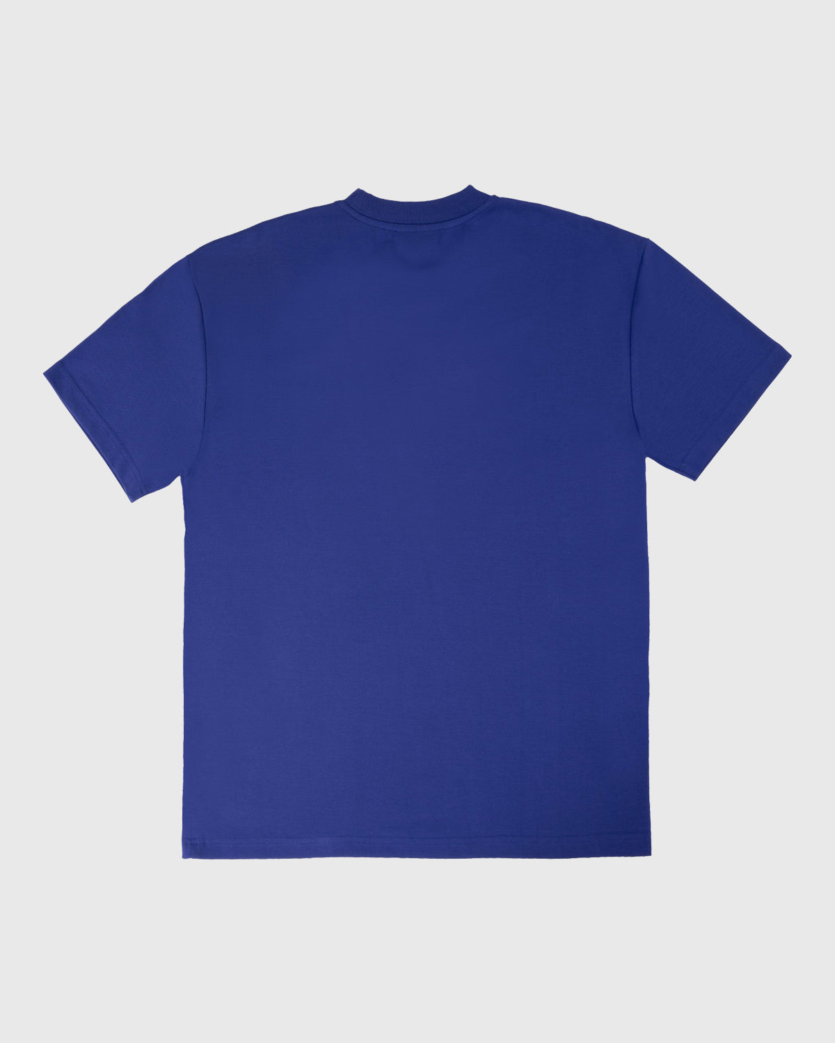 BRANDTIONARY Classic Diagonal Embroidery T-Shirt - Royal Blue
