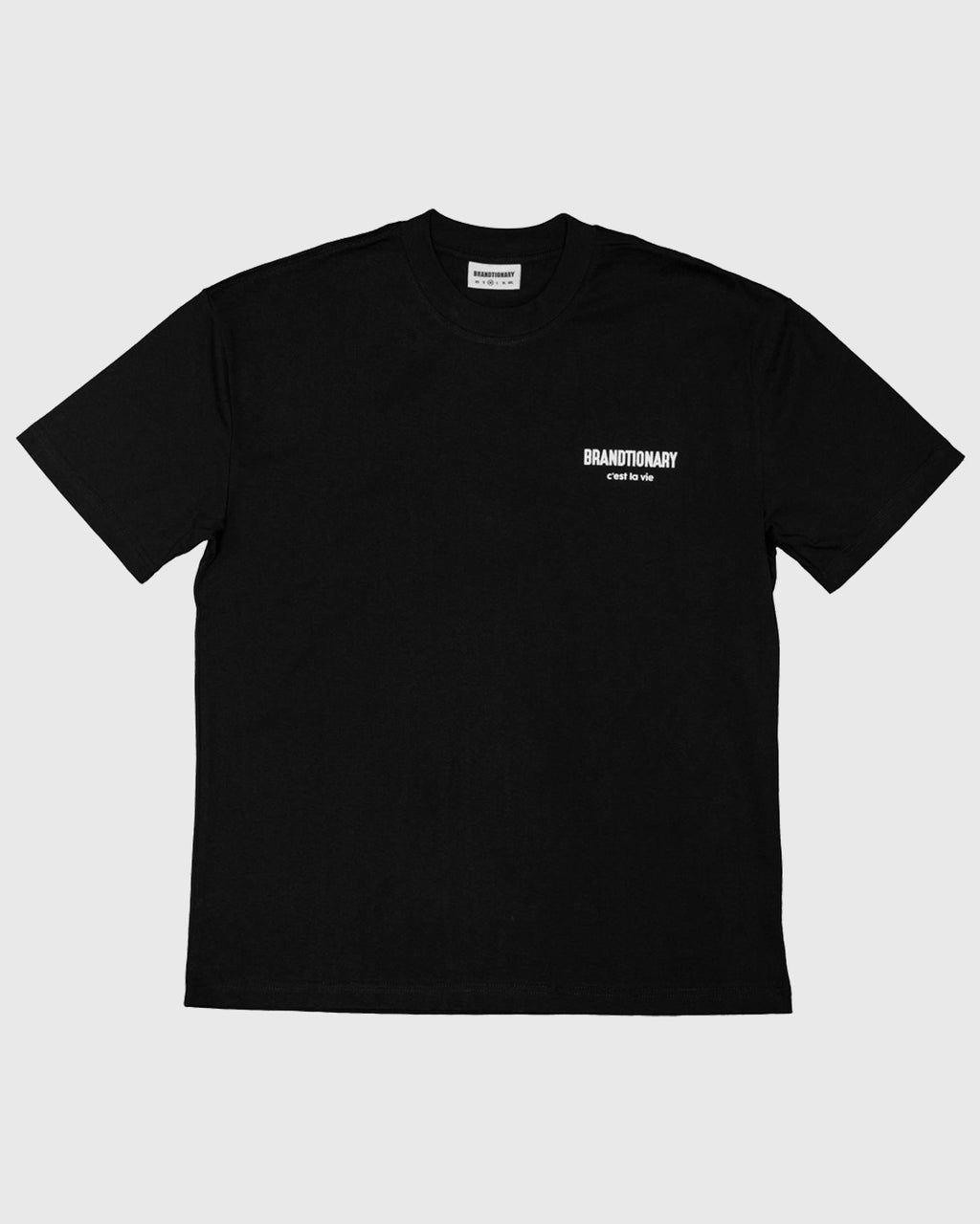 تيشيرت  C'est La Vie Philosophy - أسود