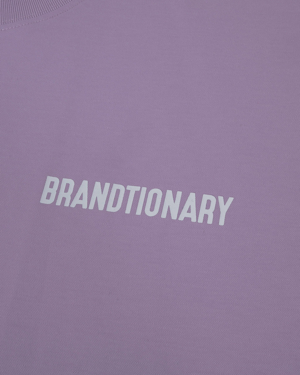 تيشيرت BRANDTIONARY كلاسيك تطريز قطري - لافندر