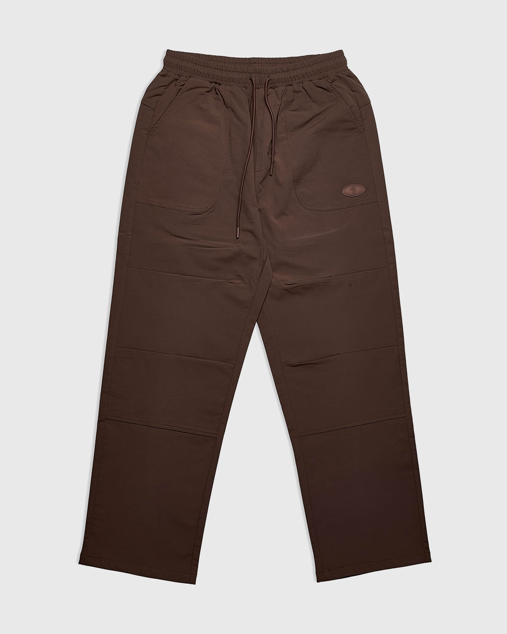 بنطلون مريح منسوج - بني