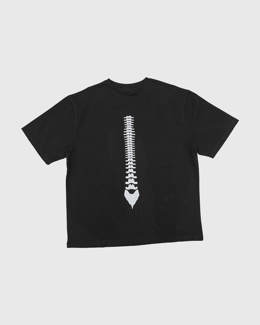 تيشرت تشريح الهيكل العظمي - أسود فن طبي