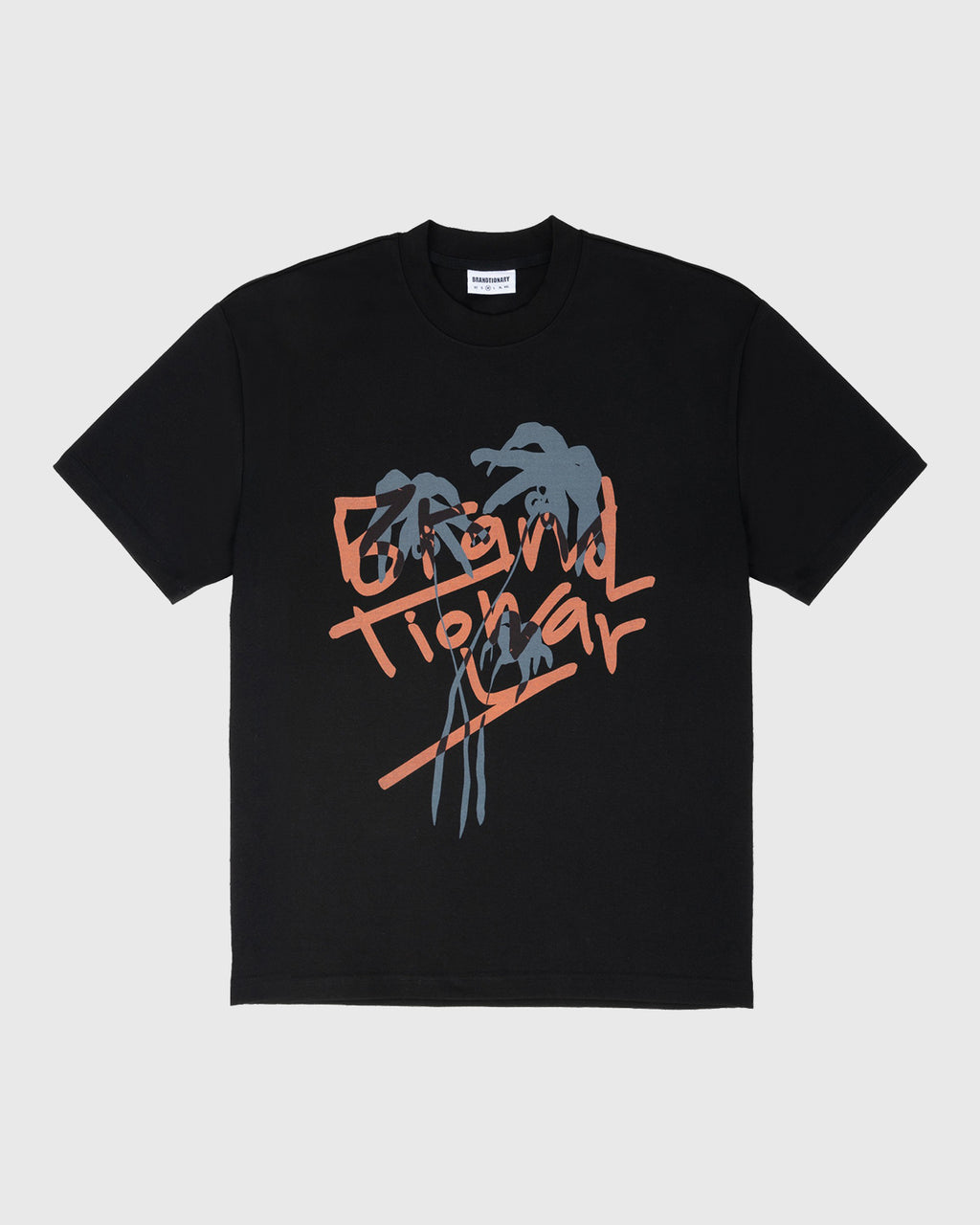 تيشيرت  أساسي بسيط - أسود