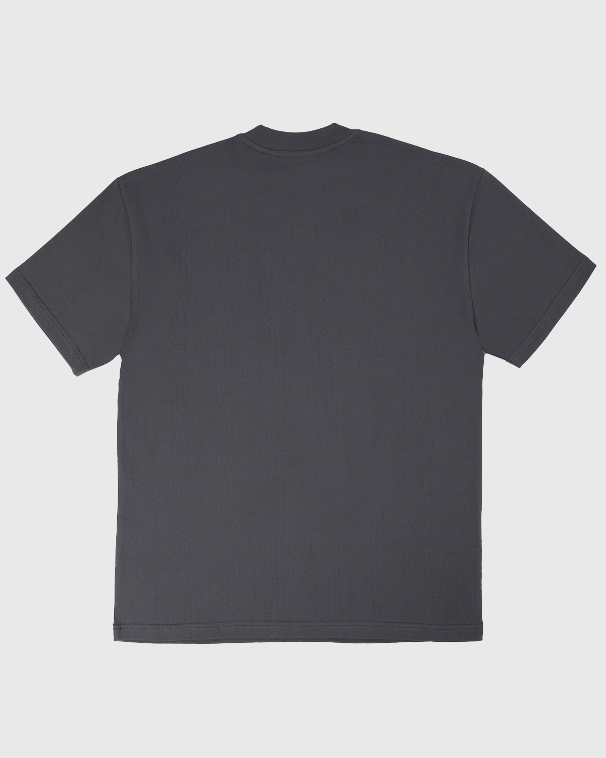 BRANDTIONARY Classic Chest Embroidery T-Shirt - Dark Grey