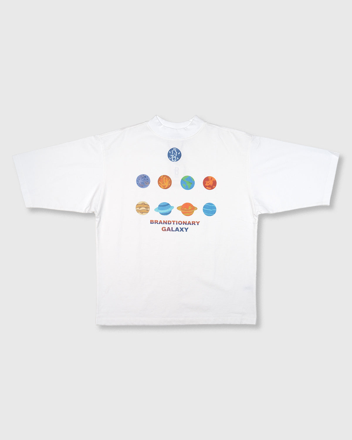 BRANDTIONARY Cosmic Space Art T-Shirt - White