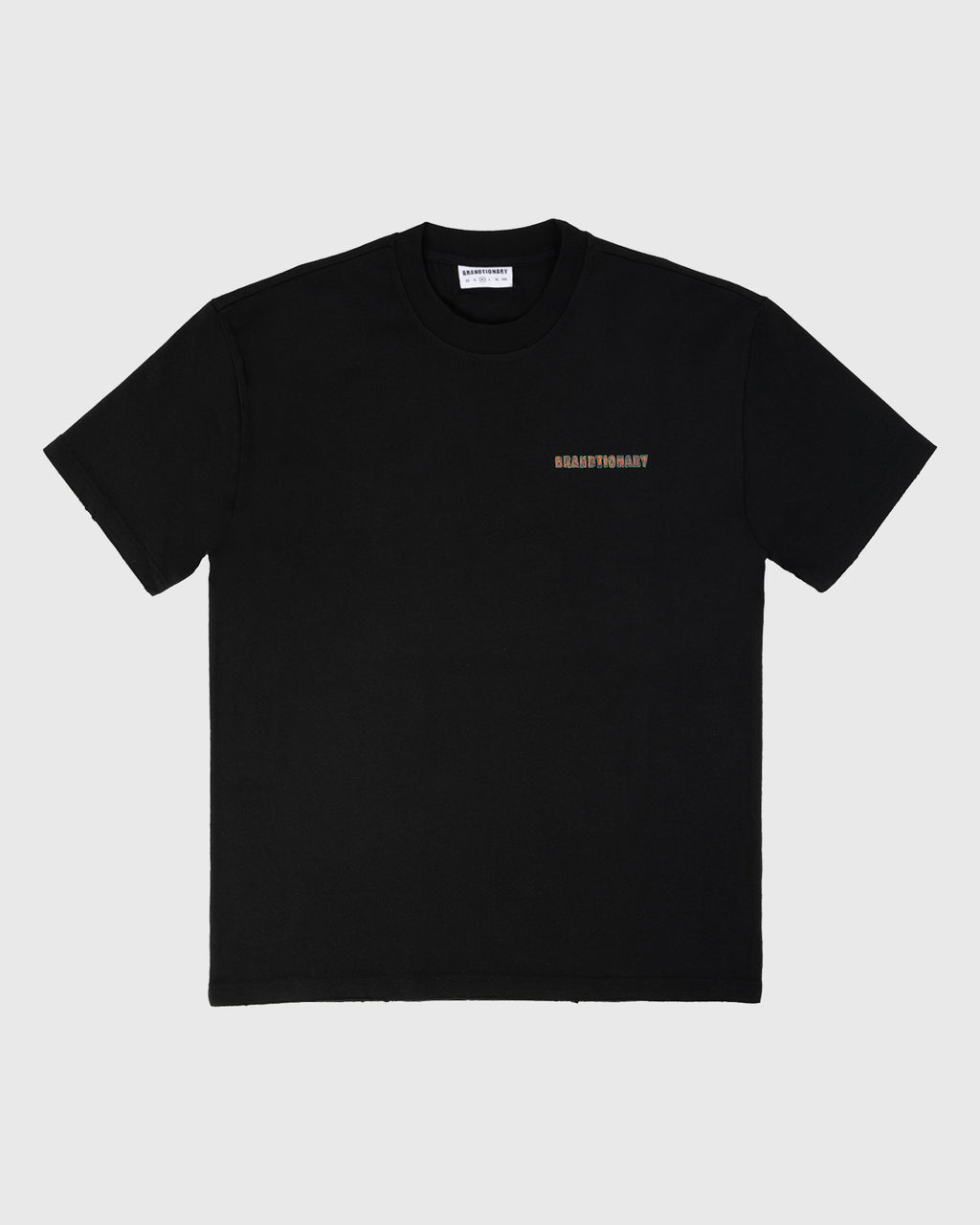 تيشيرت BRANDTIONARY تصميم فن الخدش - أسود