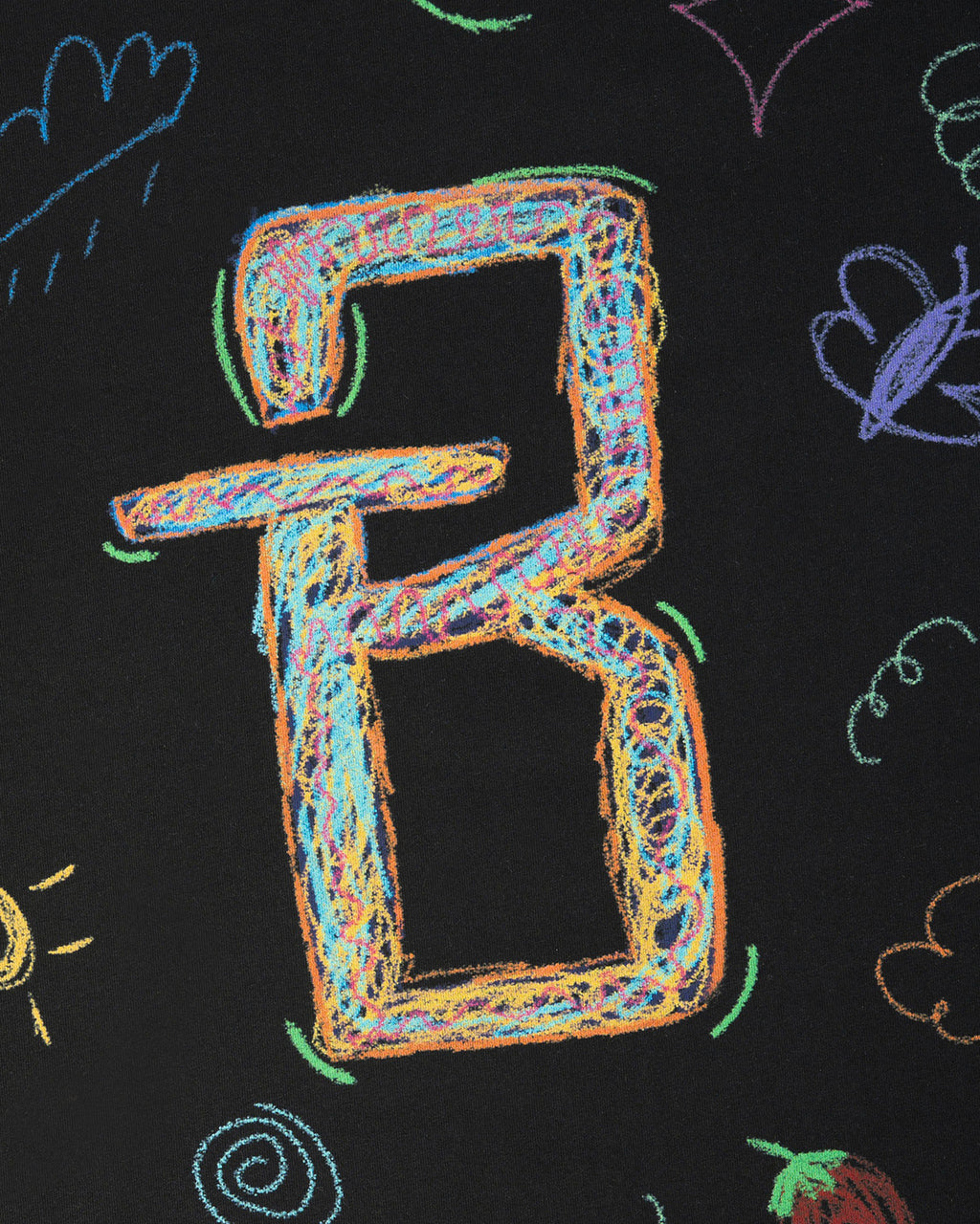 تيشيرت BRANDTIONARY تصميم فن الخدش - أسود