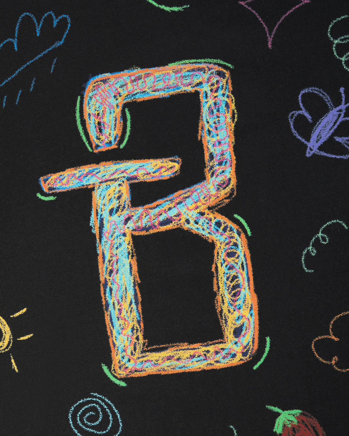 تيشيرت BRANDTIONARY تصميم فن الخدش - أسود