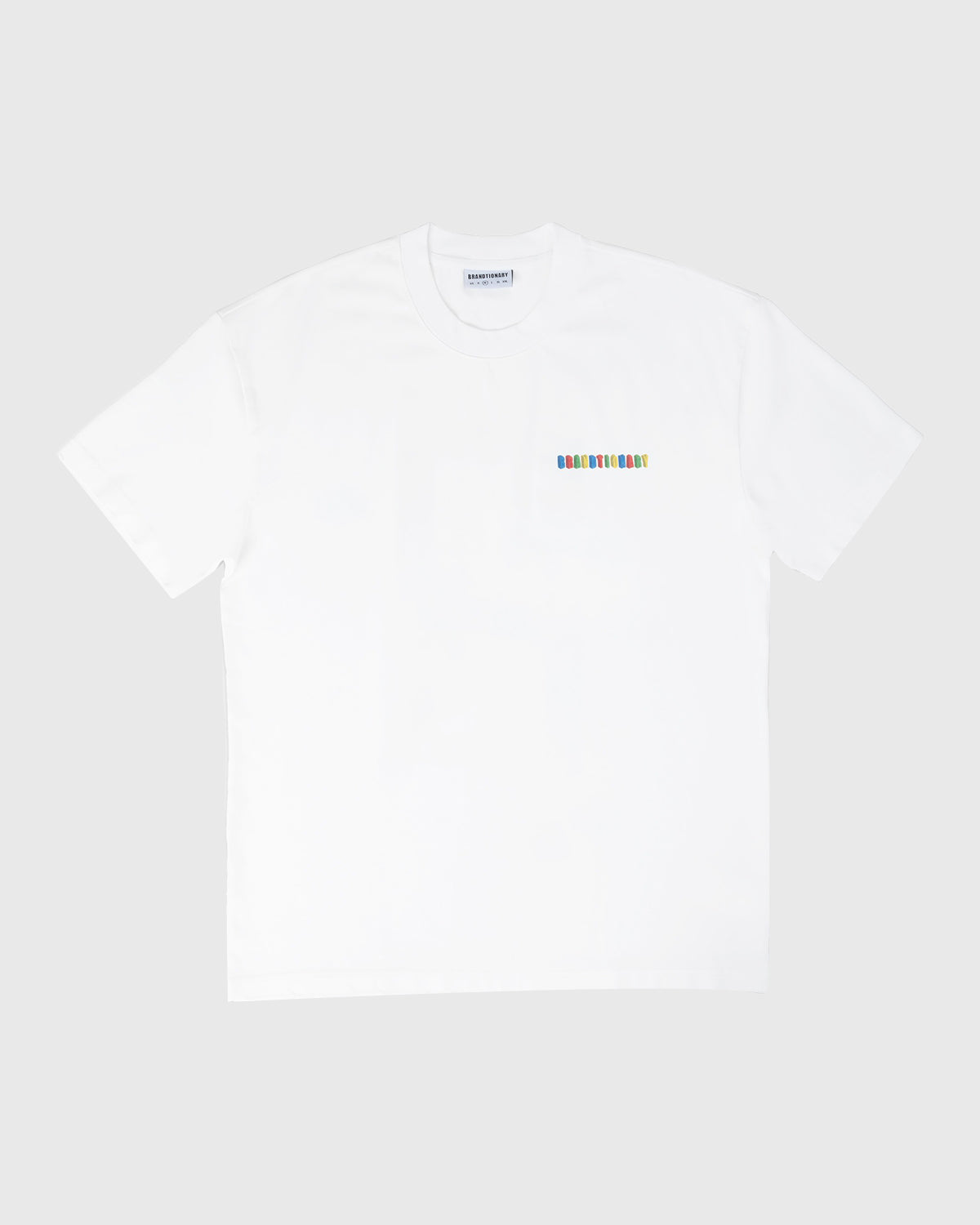 BRANDTIONARY 3D Puzzle Blocks T-Shirt - White