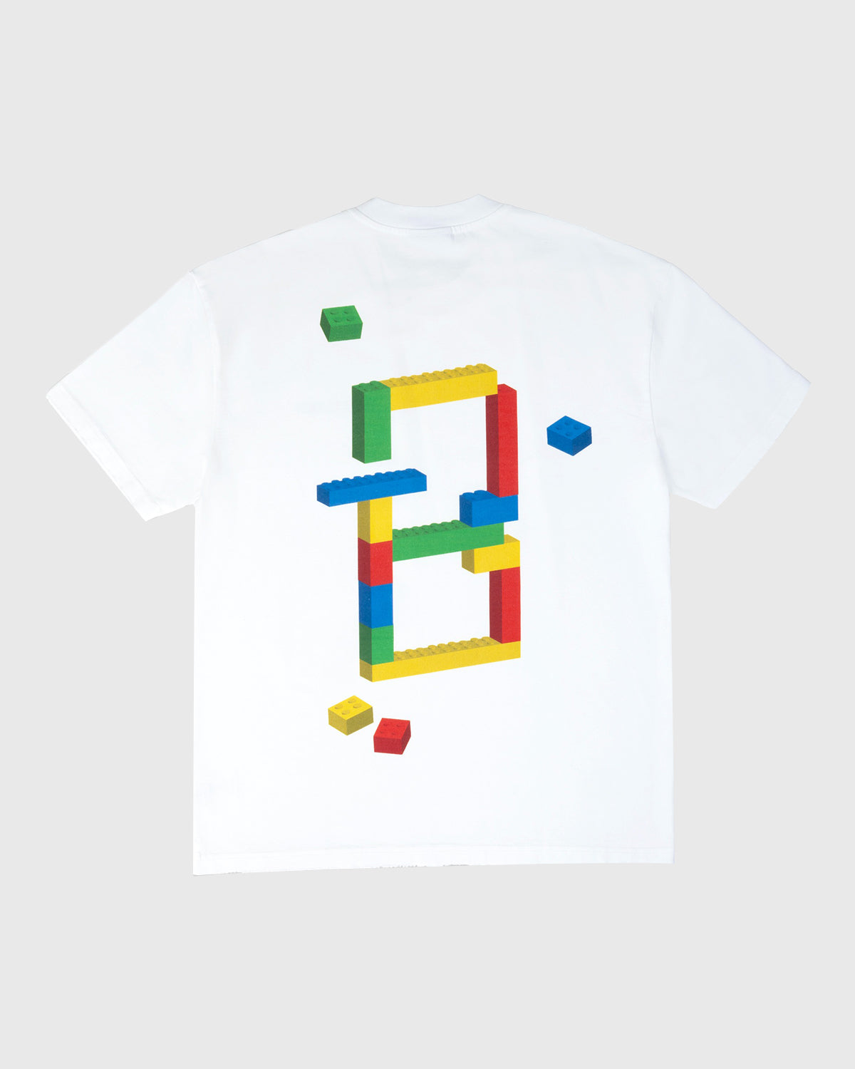BRANDTIONARY 3D Puzzle Blocks T-Shirt - White