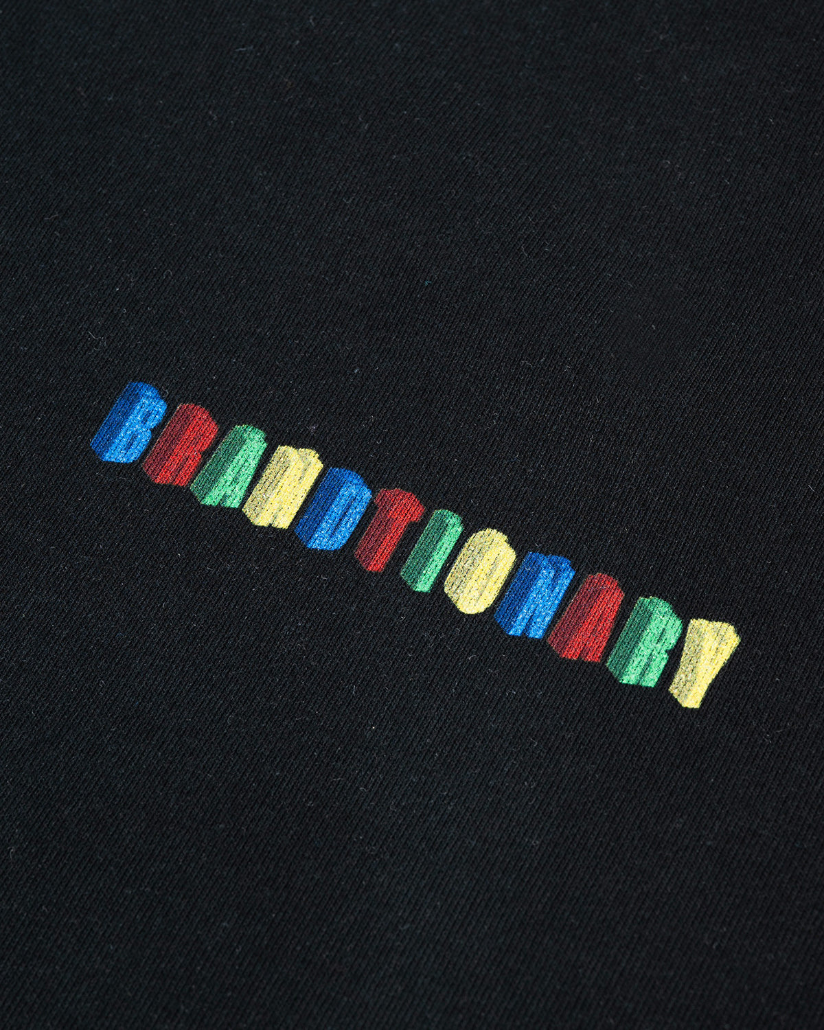 تيشيرت BRANDTIONARY مكعبات البازل ثلاثية الأبعاد - أسود