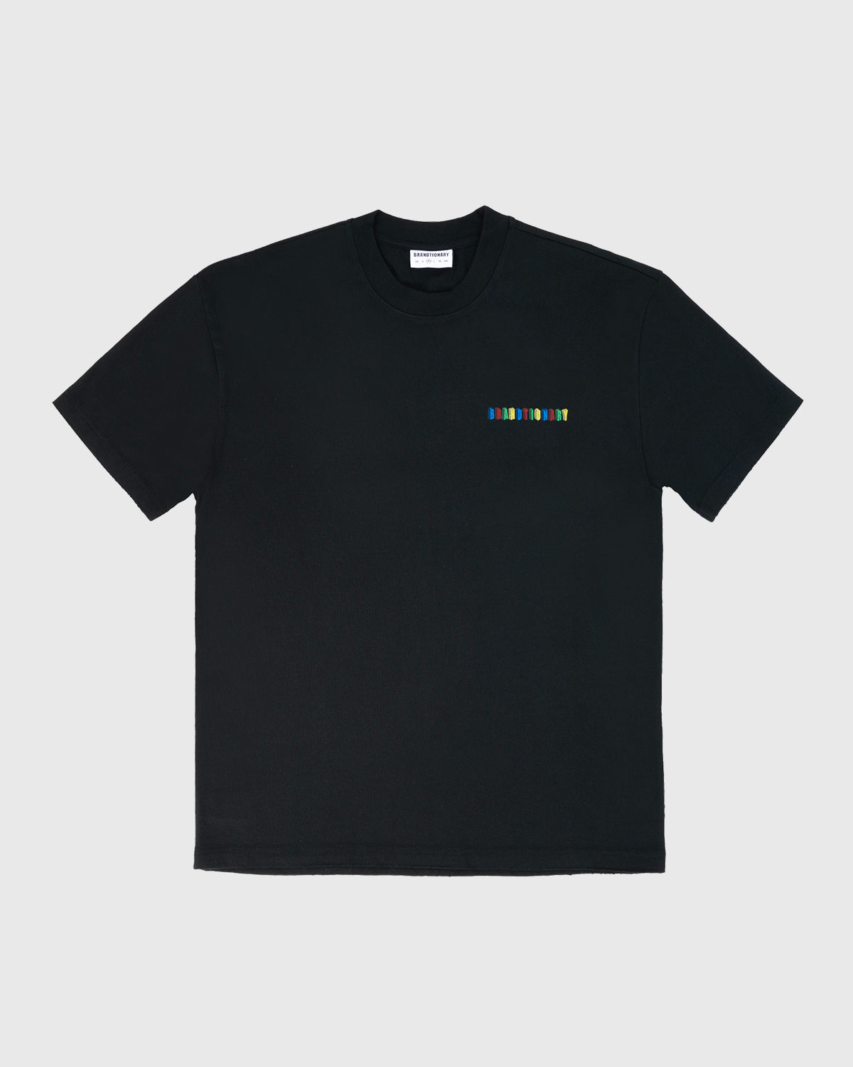 تيشيرت BRANDTIONARY مكعبات البازل ثلاثية الأبعاد - أسود