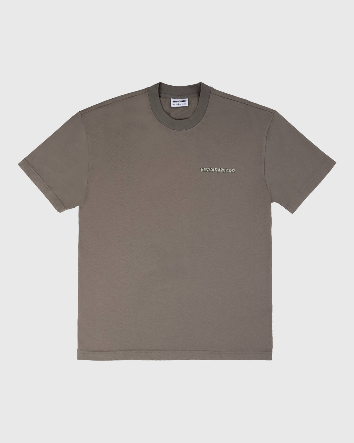 تيشيرت BRANDTIONARY تقني ريترو لوحة المفاتيح - رمادي