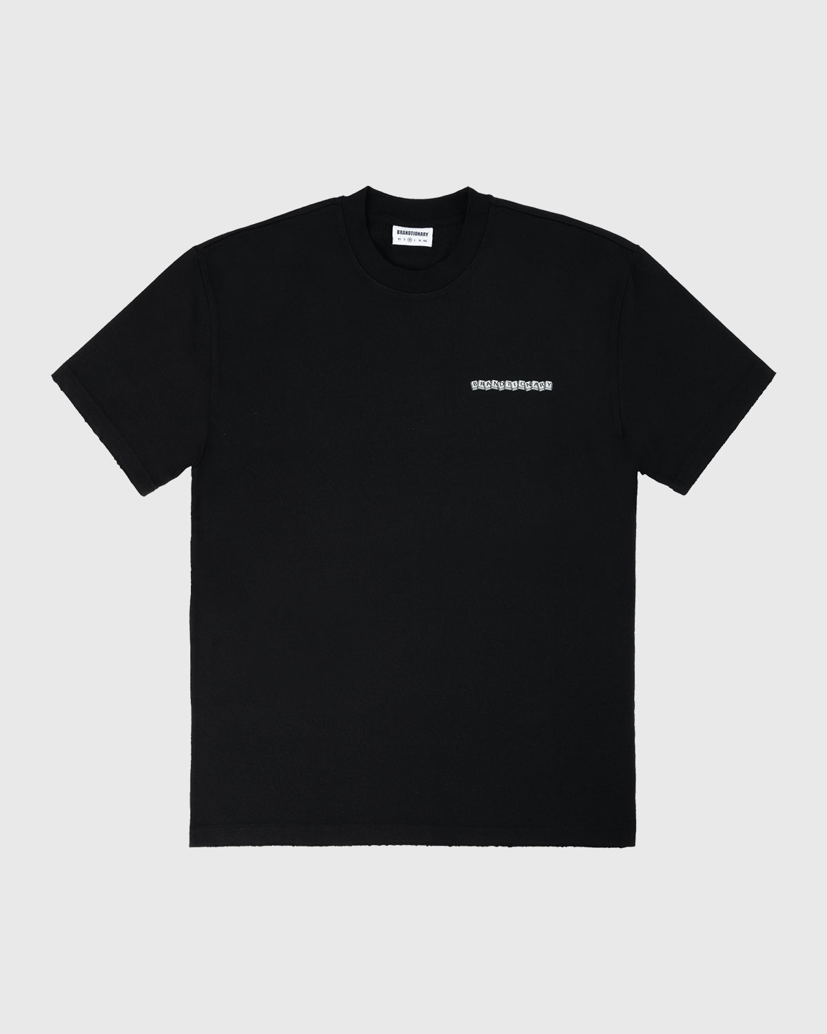 تيشيرت BRANDTIONARY تقني ريترو لوحة المفاتيح - أسود