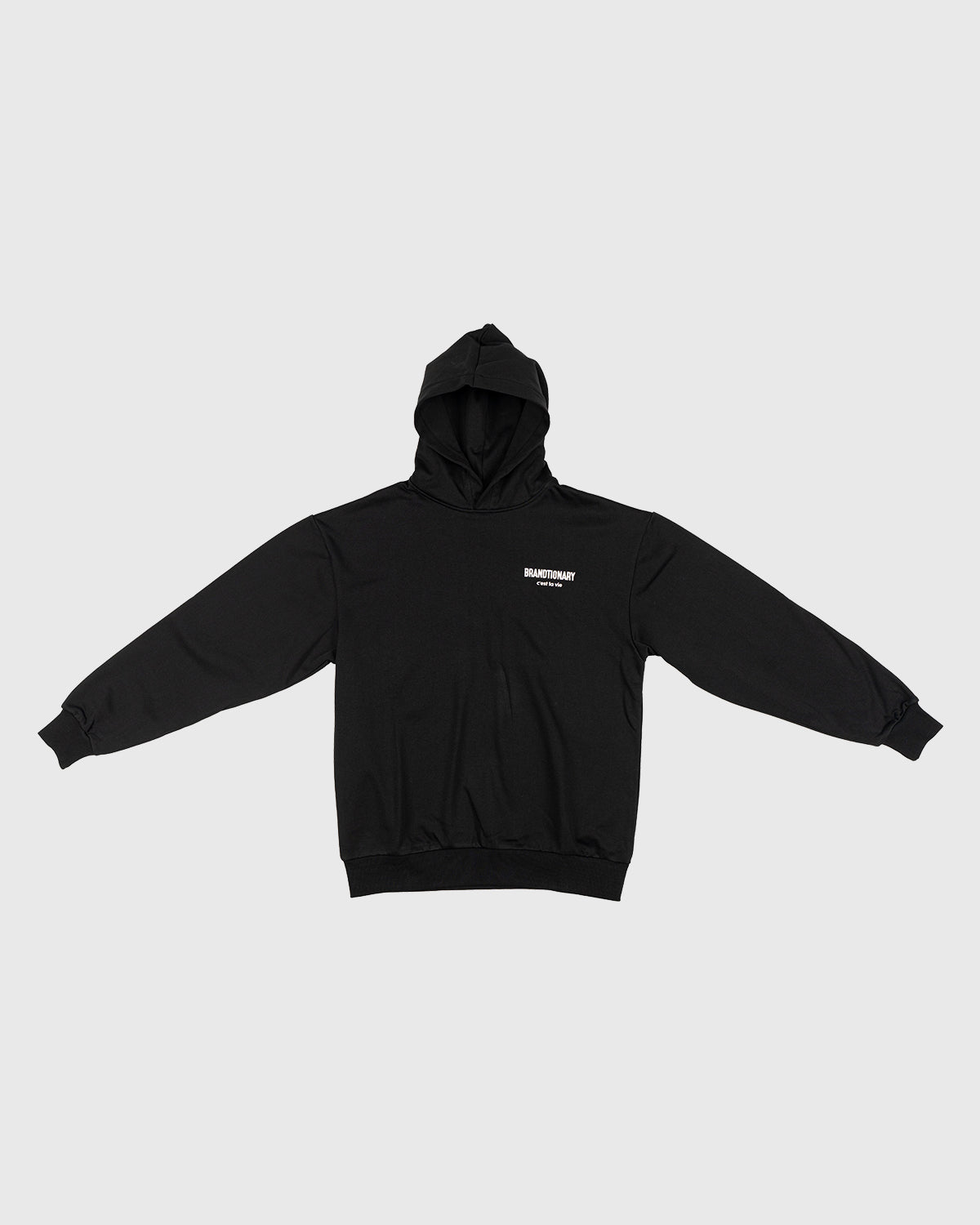 C'est La Vie Statement Hoodie - Black Philosophy