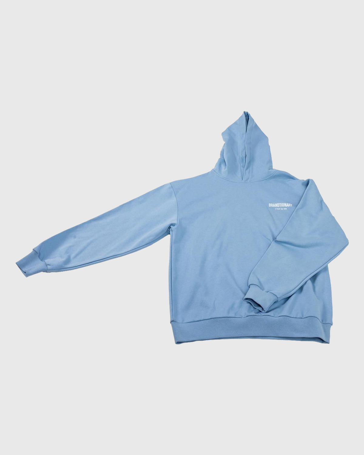 C'est La Vie Light Blue Hoodie - French Philosophy