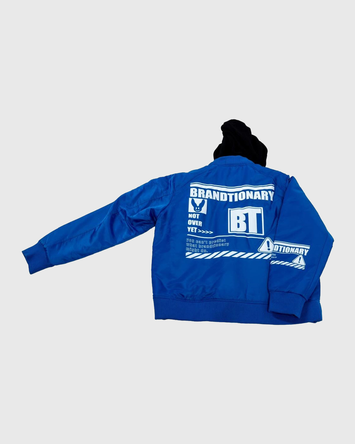 Brandtionary Graphic Hoodie - Blue Street Art