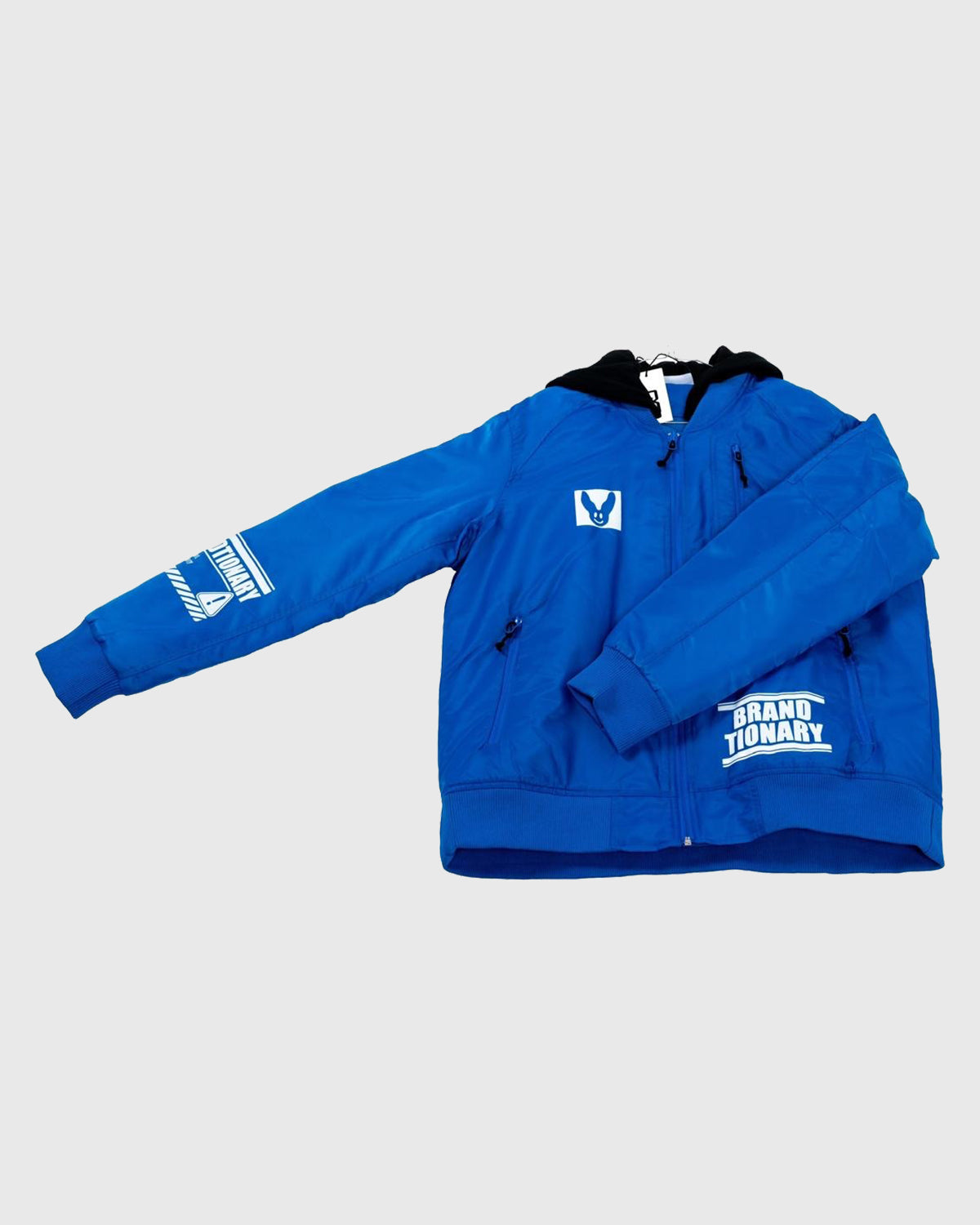 Brandtionary Graphic Hoodie - Blue Street Art