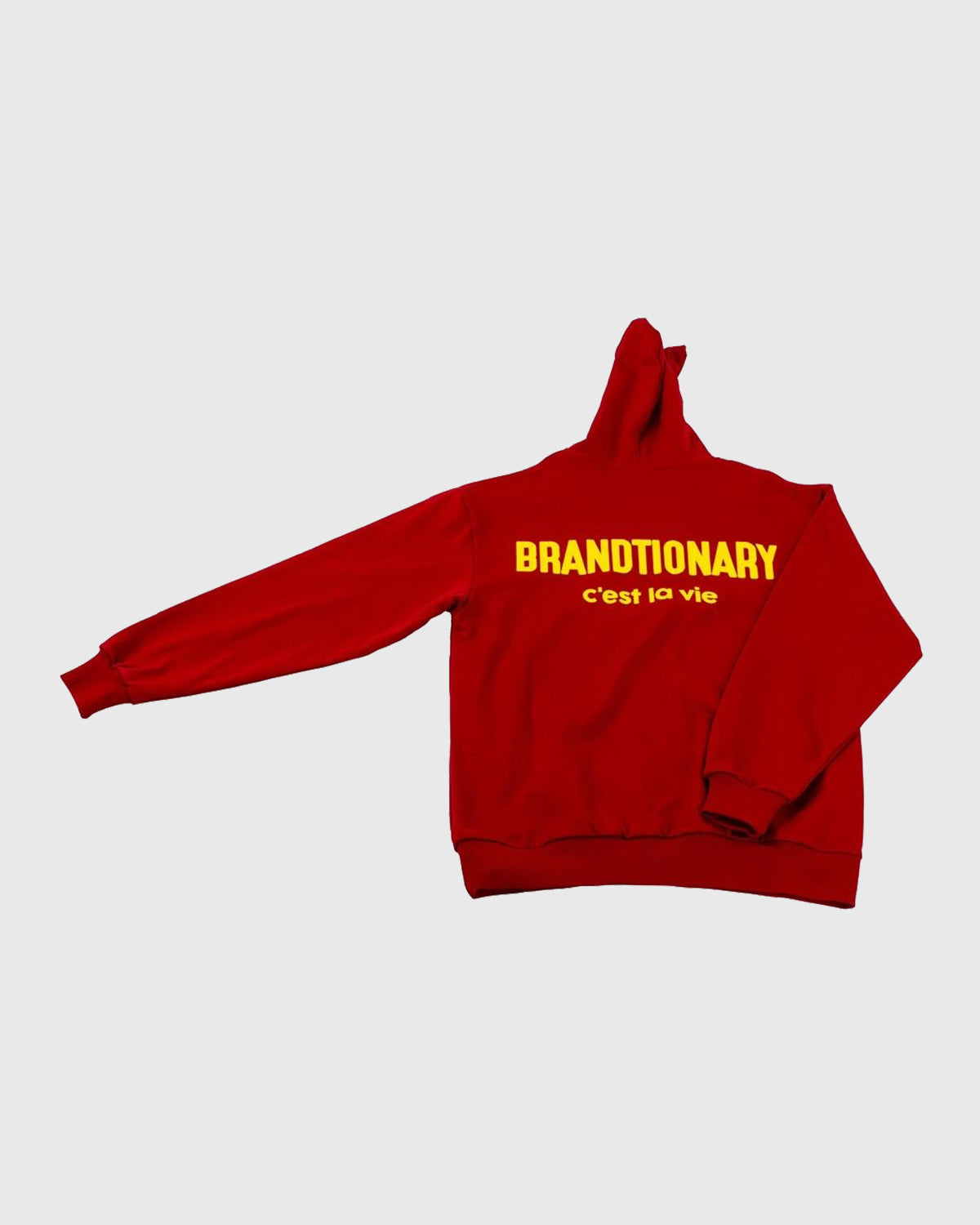 C'est La Vie Philosophy Hoodie - Red