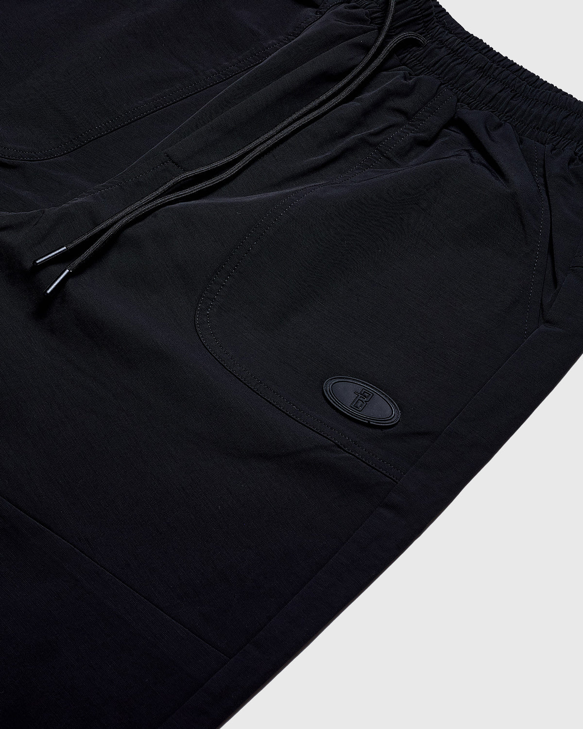 بنطلون مريح منسوج - أسود