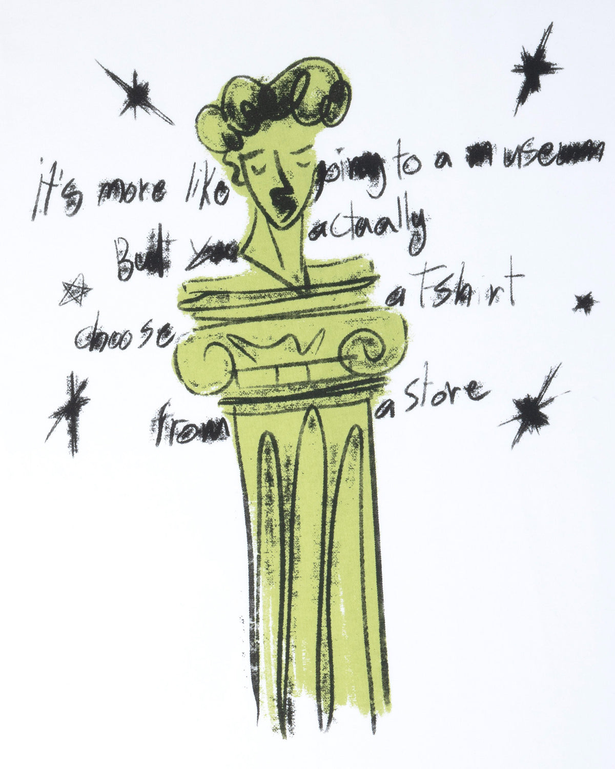 Status Symbol Statement T-Shirt - White