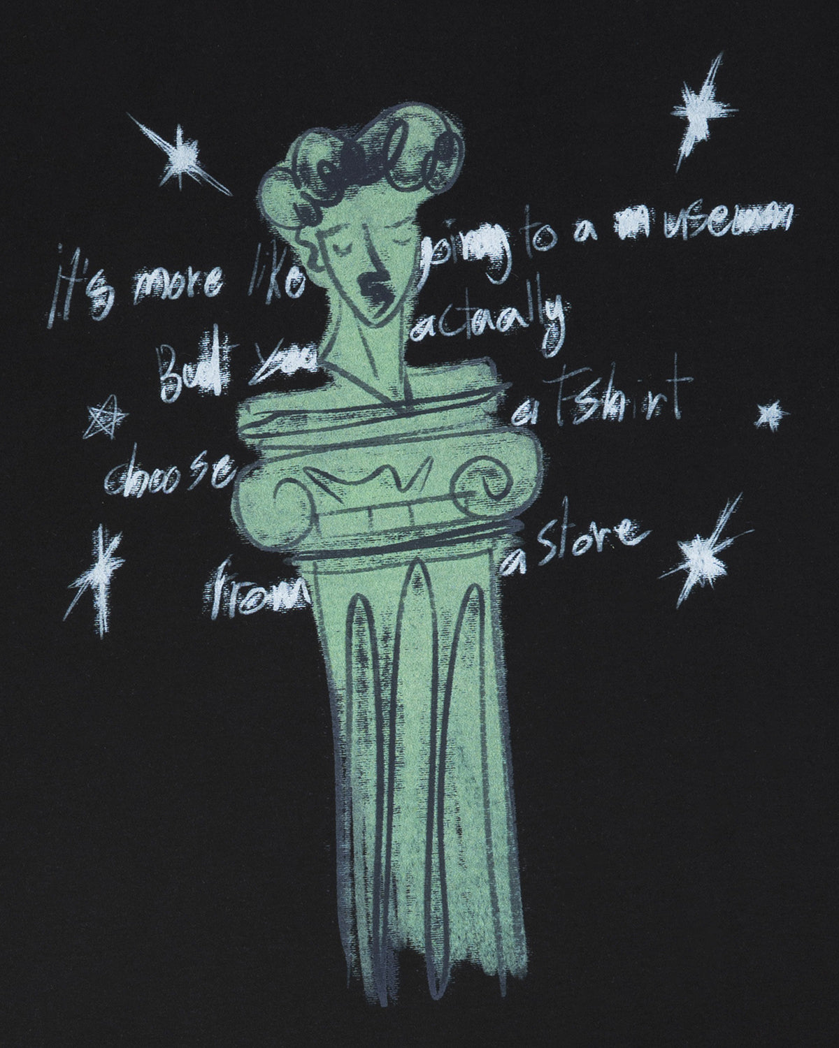 Status Symbol Statement T-Shirt - Black