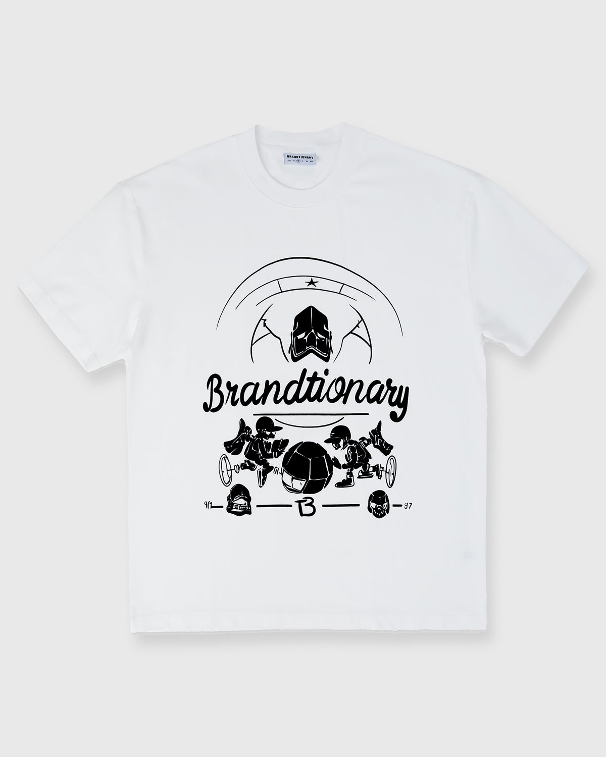 تيشيرت  بيان وحدة الفريق - أبيض