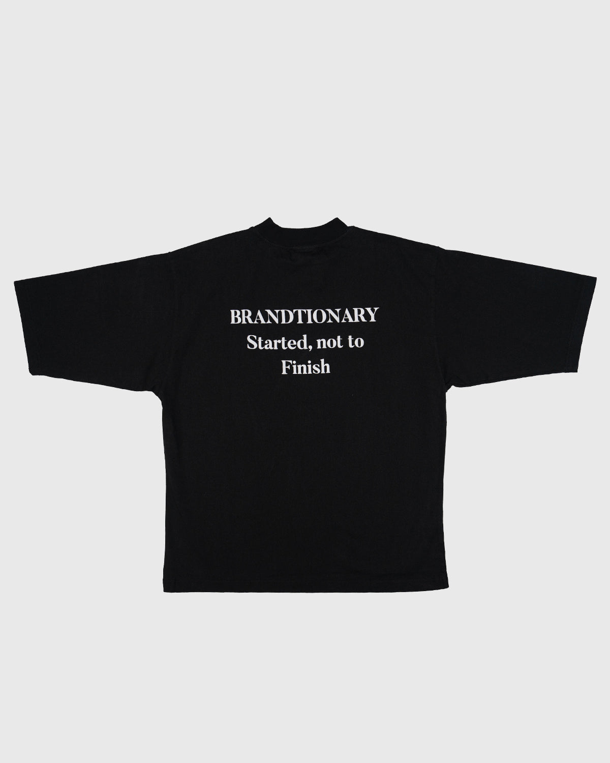 Dual-Tone Spray Art T-Shirt - Black