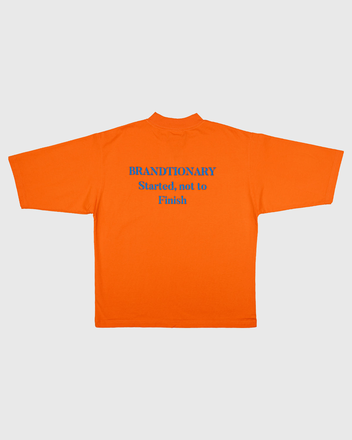 Dual-Tone Spray Art T-Shirt - Orange