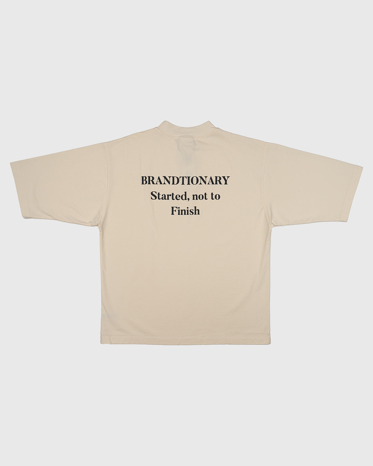 Dual-Tone Spray Art T-Shirt - Tan