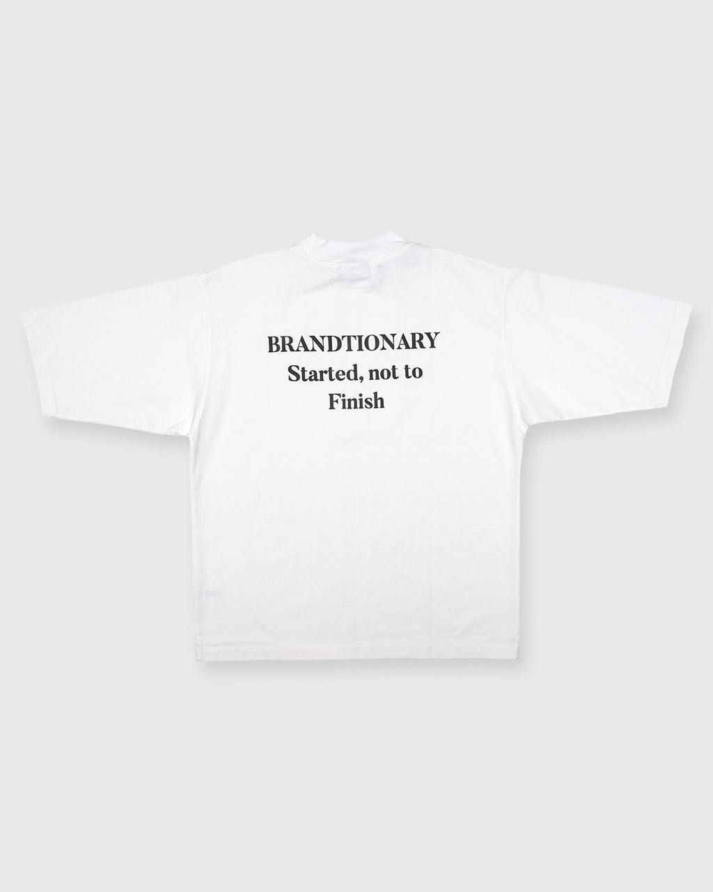 تيشيرت  فن الرش ثنائي اللون - أبيض