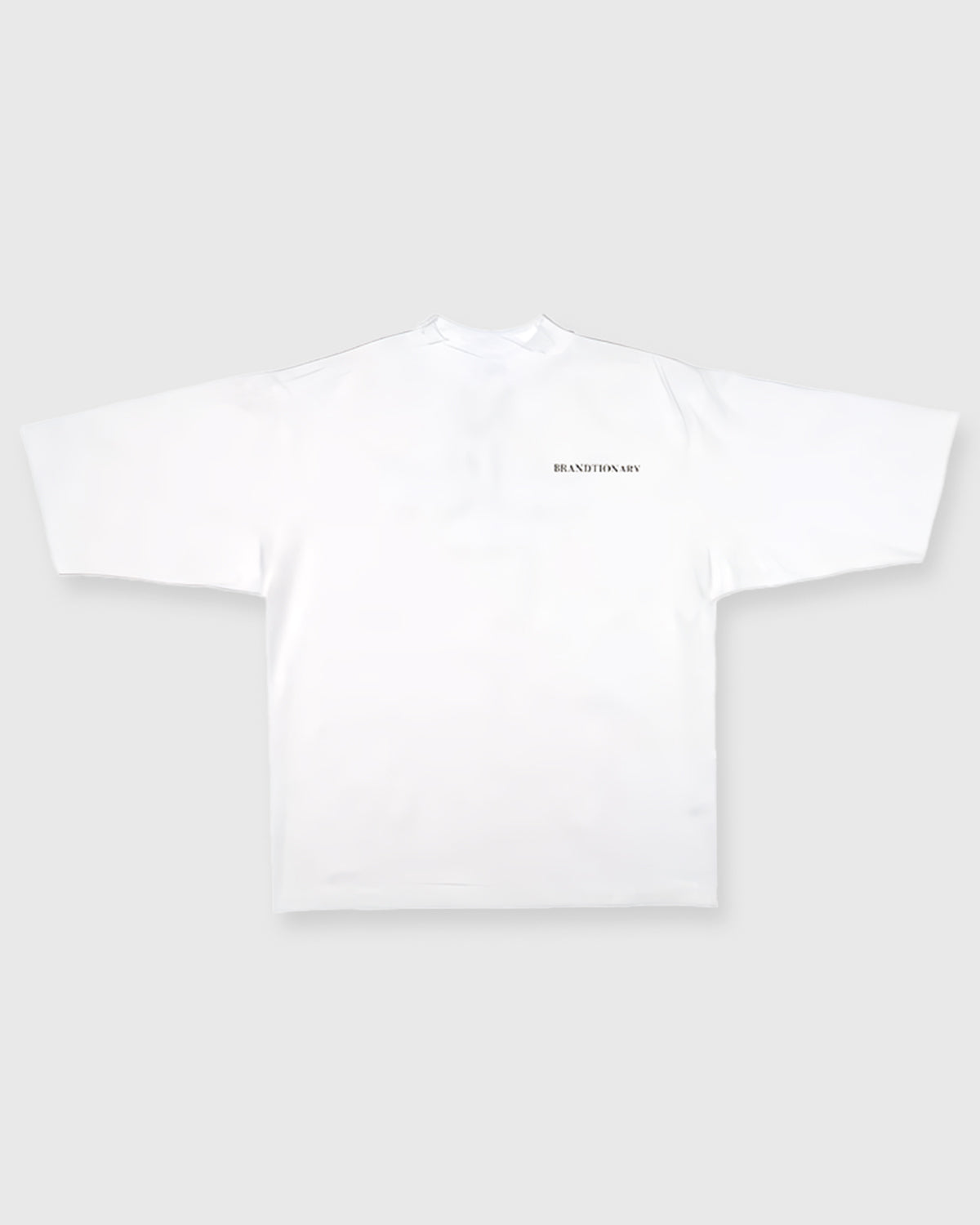 Dual-Tone Spray Art T-Shirt - White