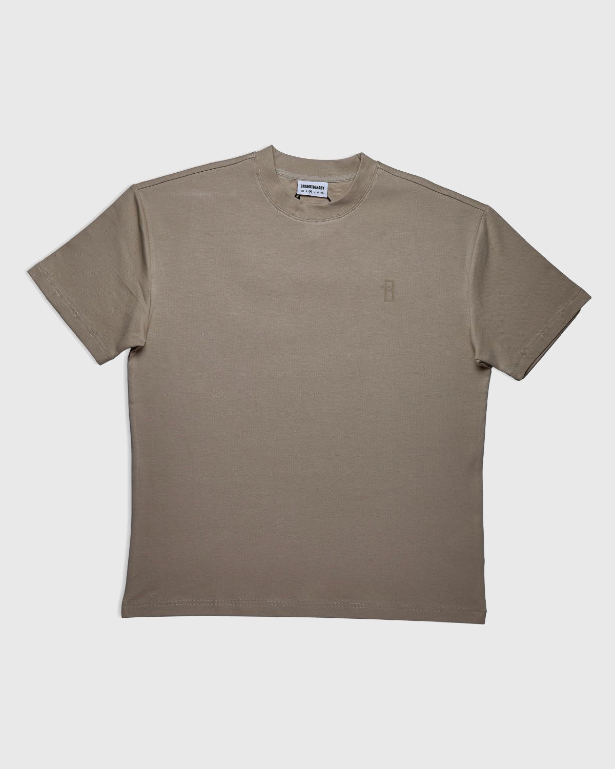 Minimalist Essential T-Shirt - Beige