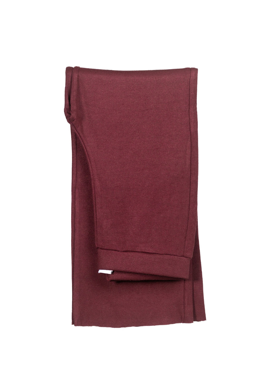 Women High-neck Set Burgundy