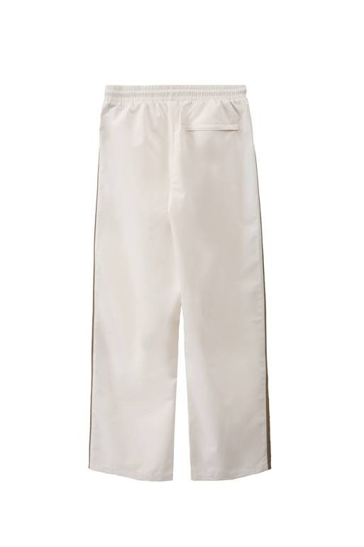 طقم رياضي كاجوال بياقة كاب – أبيض وبيج