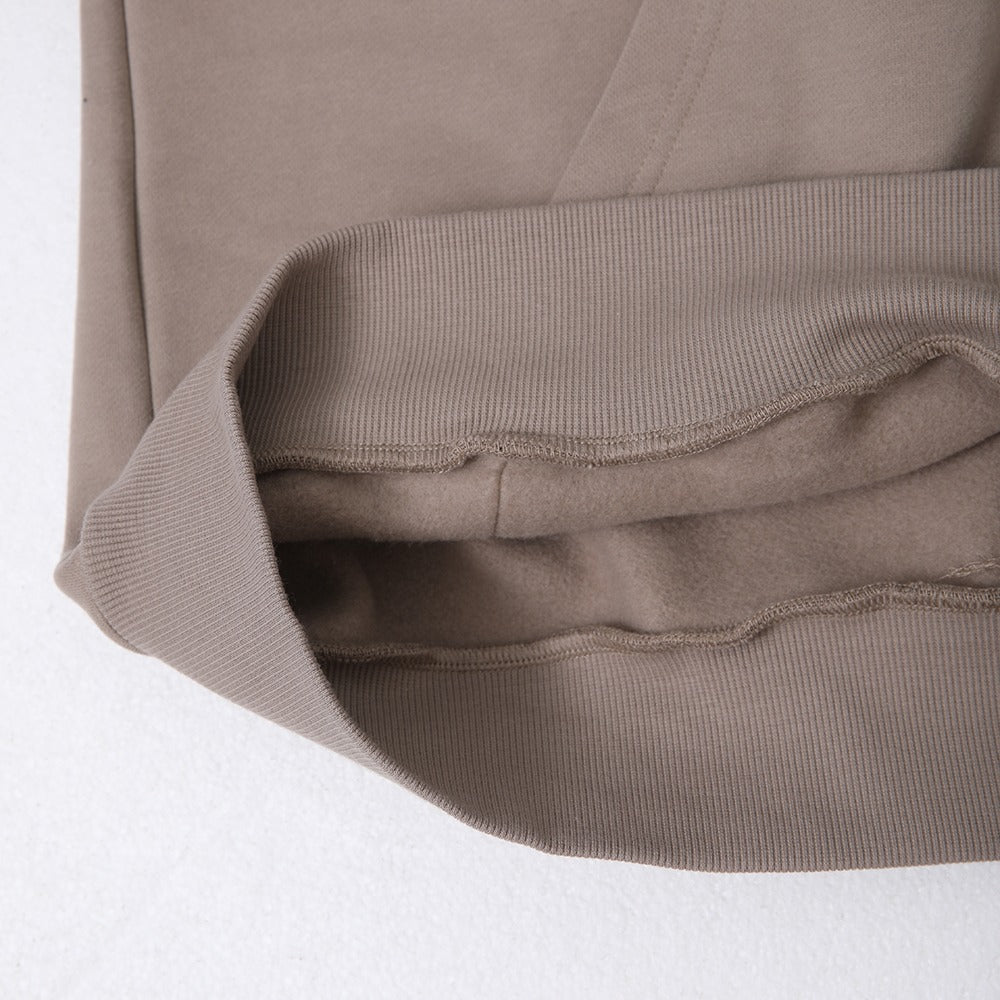 هودي بيج مطبوع زهور مع غطاء رأس