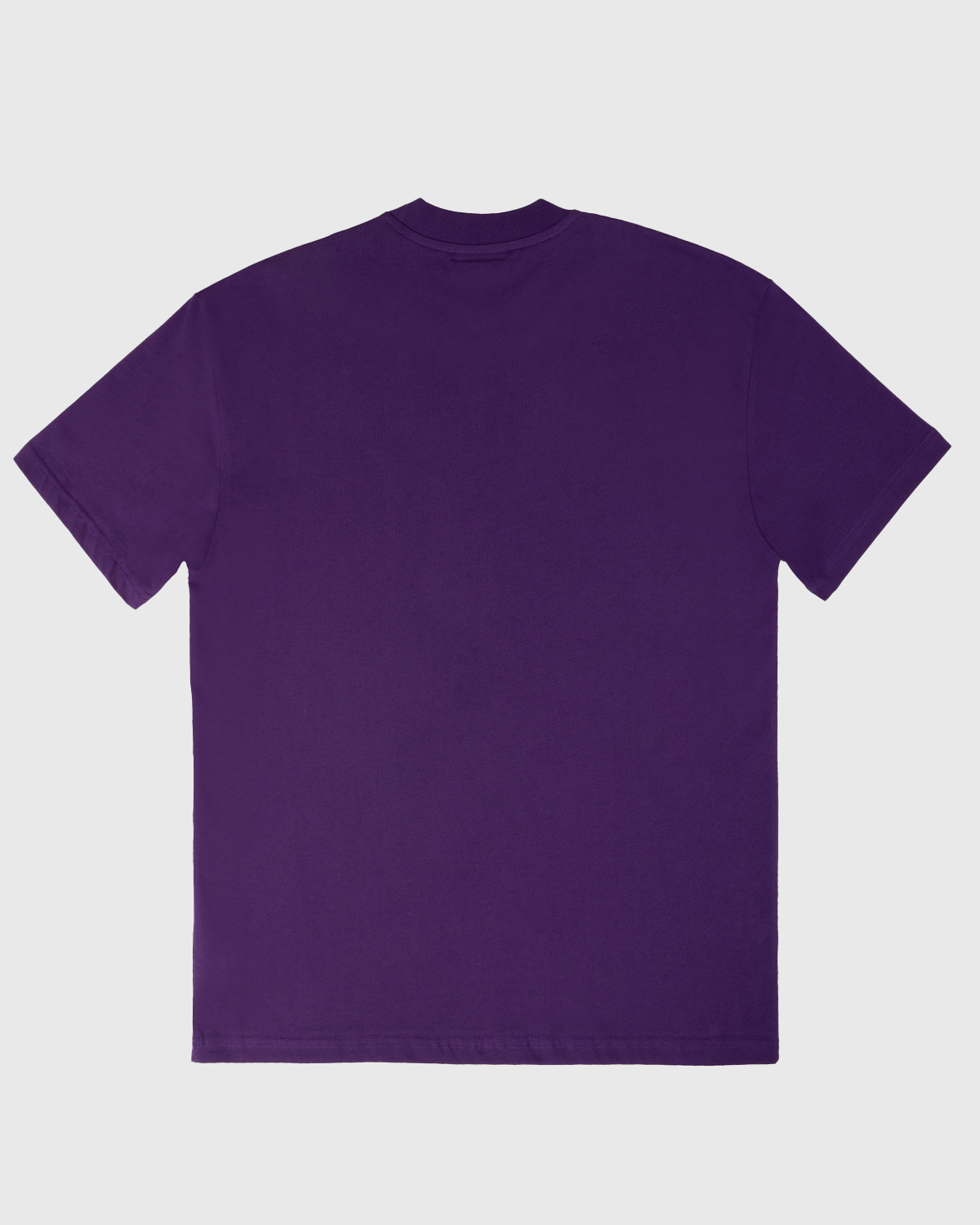 BRANDTIONARY Classic Chest Embroidery T-Shirt - Purple